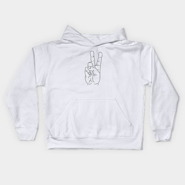 Peace Kids Hoodie by Phanatique